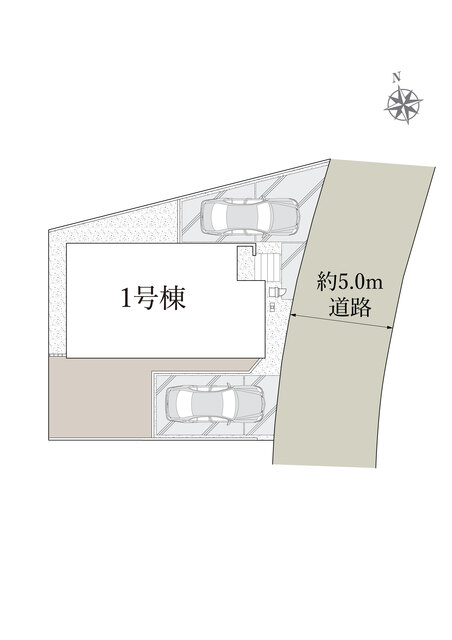 １号棟　区画図のスライド画像