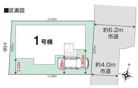 １号棟　区画図面