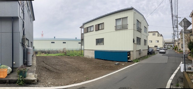 １号棟　現地更地写真<br>未来への一歩がここからのスライド画像