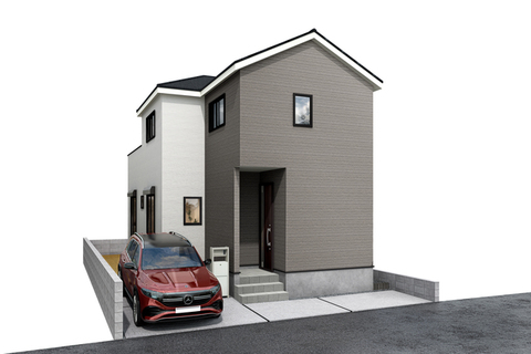 1号棟　完成予想図<br>未来を鮮やかに彩る住まい