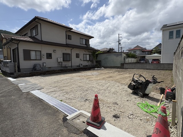 着工・造成前風景（北東側より）のスライド画像