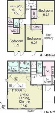 1号棟　間取り図
