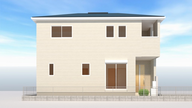 完成予想図1（2号棟）のスライド画像