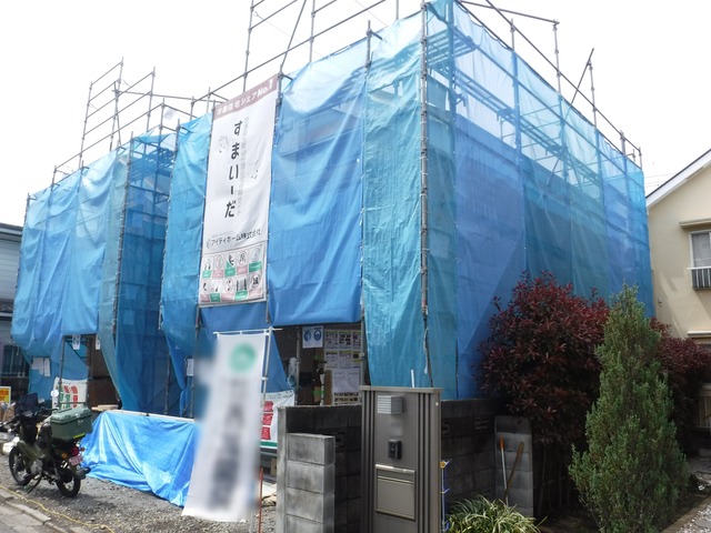 １号棟 足場のスライド画像