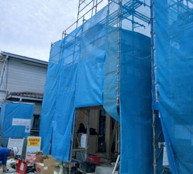 ２号棟 足場のスライド画像