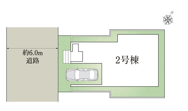 ２号棟　区割り図のスライド画像