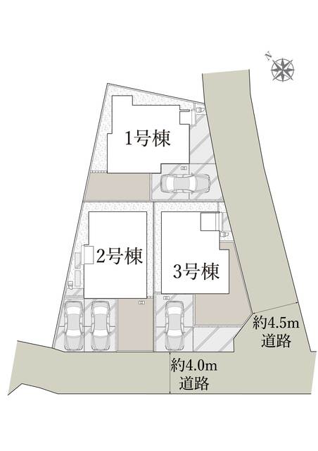 １号棟　区画図のスライド画像