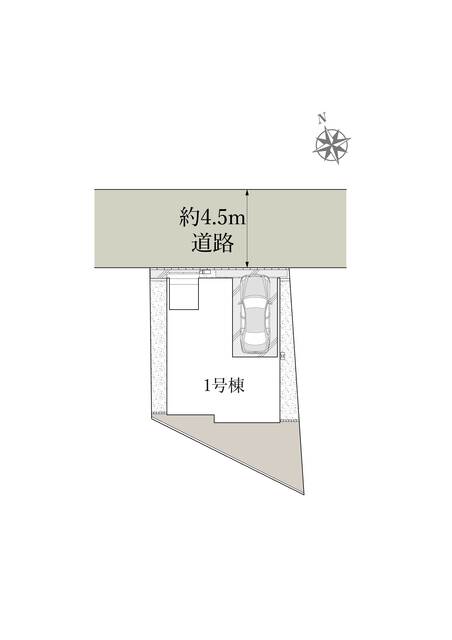 １号棟　区画図のスライド画像