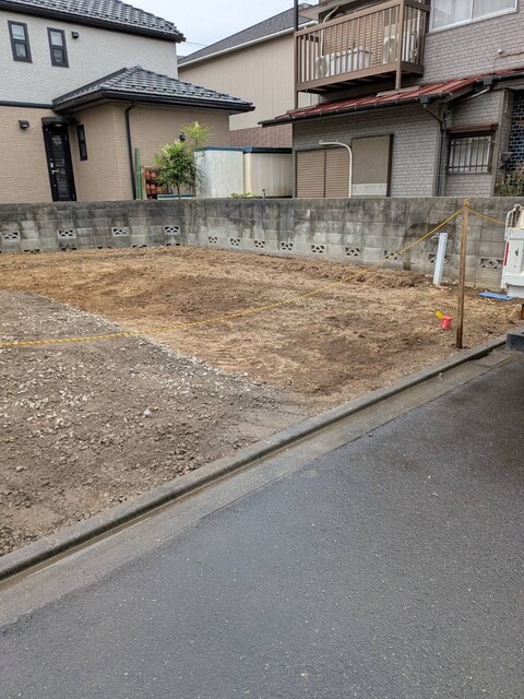 １号棟　現地土地写真のスライド画像