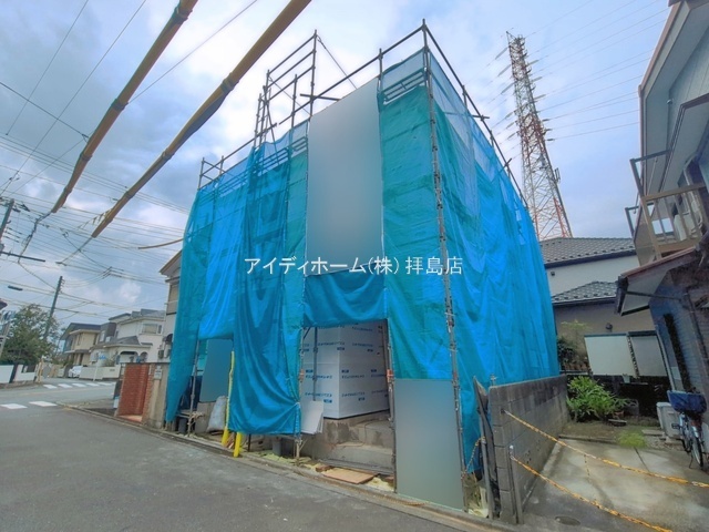 １号棟　建築中のスライド画像