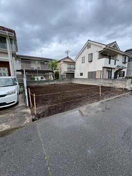 １号棟　現地土地写真
