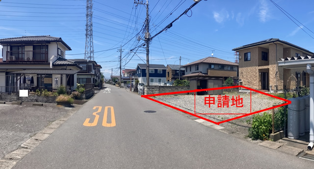 前面道路のスライド画像