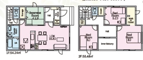１号棟：間取り図