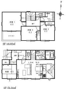 【1号棟】間取図