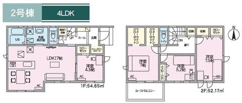 １号棟　間取り図
