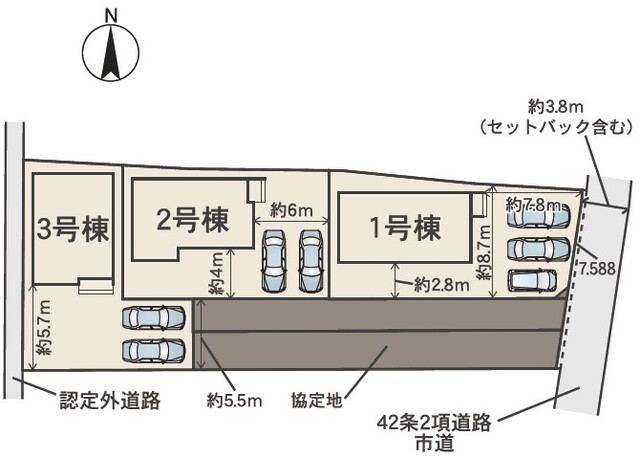 区画図のスライド画像