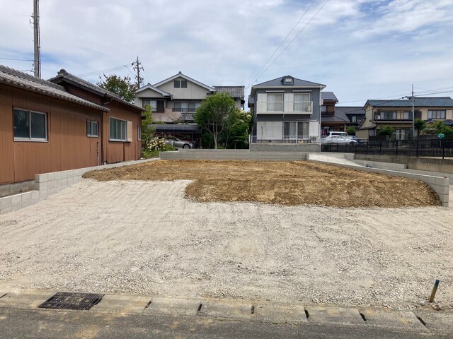1号棟現地　着工前のスライド画像