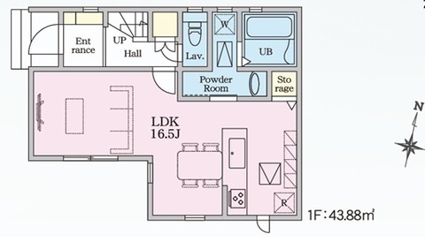 1階間取り図面