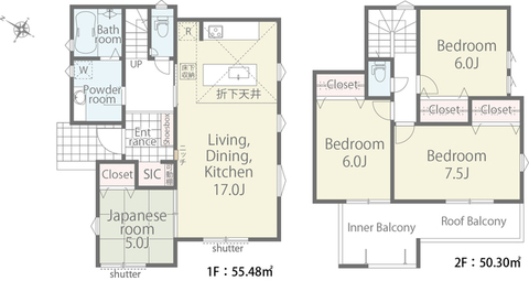 2号棟　間取り図
