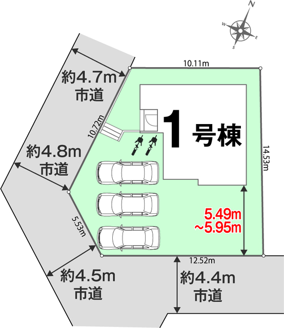 区画図のスライド画像