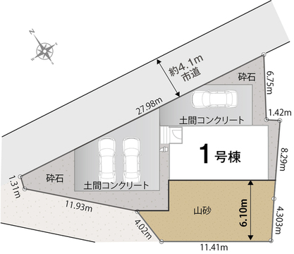 1号棟区割図