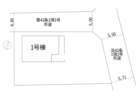 1号棟区割図