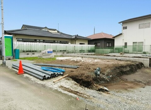 1号棟　現地土地写真