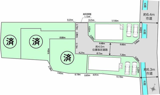 【販売中物件：2号棟、1号棟】のスライド画像