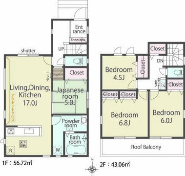 2号棟　間取り図