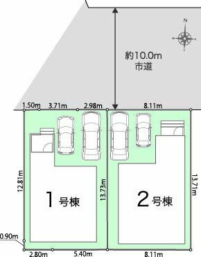区画図のスライド画像