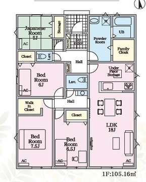 間取り図　２号棟