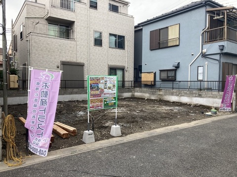 1号棟　現地更地写真<br>日を重ねるごとにこの佇まいに愛着が湧いてきそう