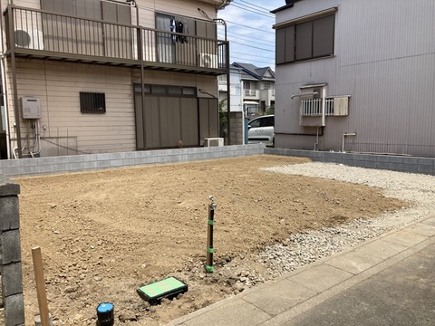 1号棟　現地更地写真<br>眺めているだけで風流な気分に浸ることができます