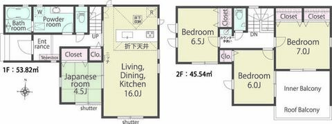 １号棟　間取り図