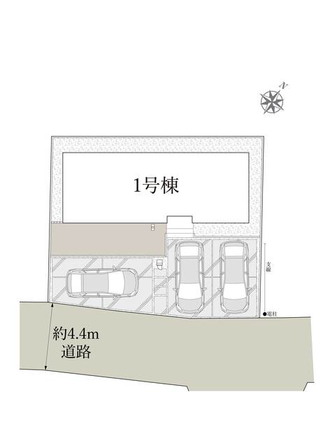 １号棟　区画図のスライド画像