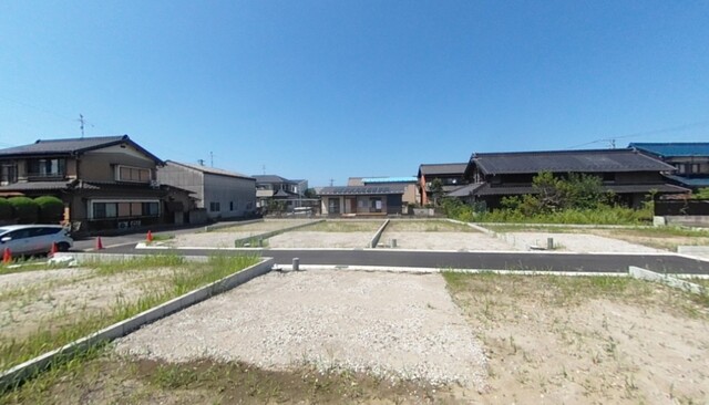 現地土地写真（造成後）のスライド画像