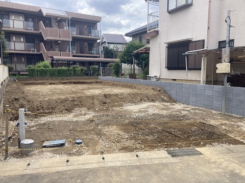 1号棟　現地更地写真<br>眺めているだけで風流な気分に浸ることができます