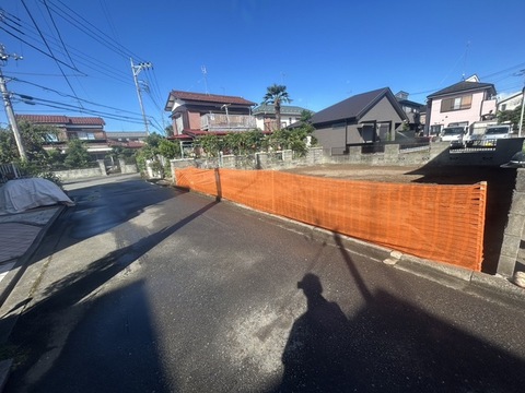 １号棟　現地土地写真