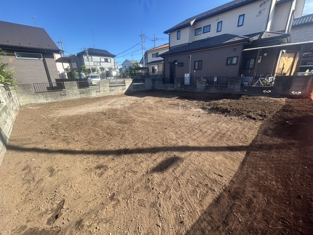 １号棟　現地土地写真のスライド画像