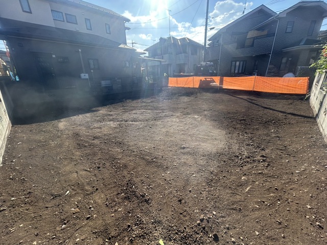 １号棟　現地土地写真のスライド画像