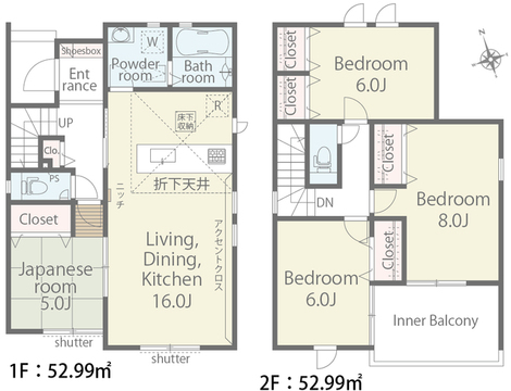 1号棟　間取り図