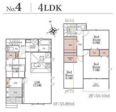 ４号棟　間取り図
