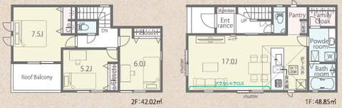 2号棟　間取図