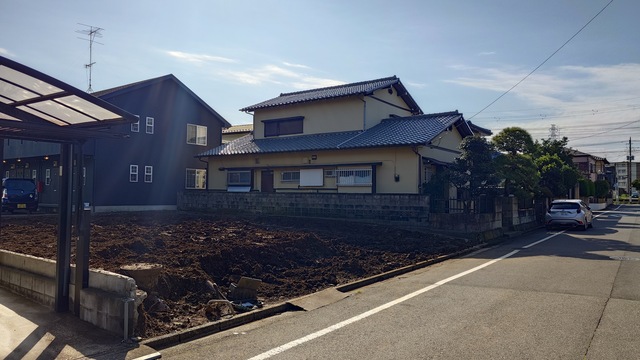 １号棟：更地のスライド画像