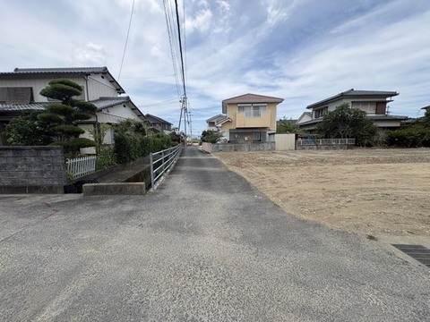 ①号棟 西側法定外道路（北方向）