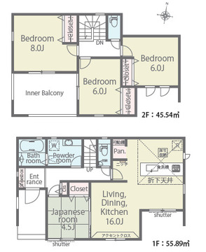 2号棟　間取り図