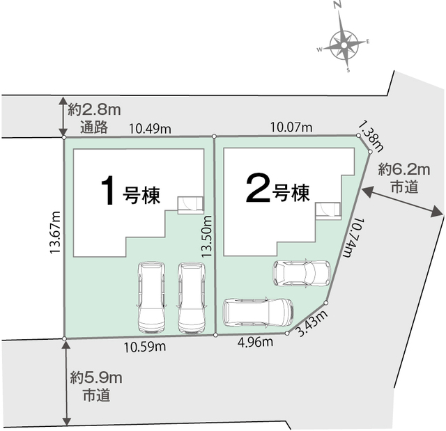 区割図のスライド画像