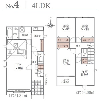 ４号棟　間取り図