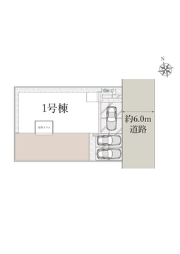 区画図 【販売中物件：1号棟】