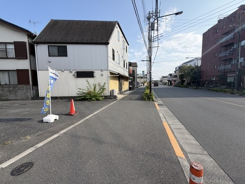 【1号棟】前面道路含む現地写真